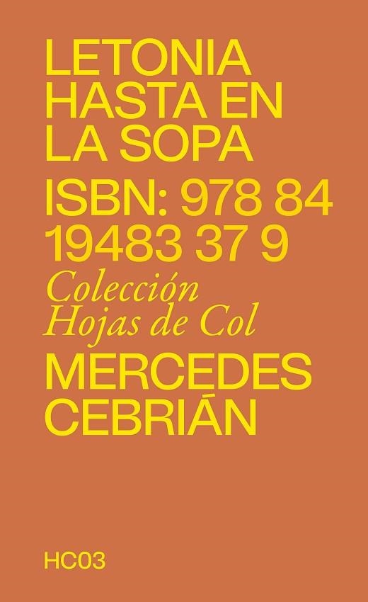 LETONIA HASTA EN LA SOPA | 9788419483379 | CEBRIÁN, MERCEDES | Llibreria Online de Vilafranca del Penedès | Comprar llibres en català