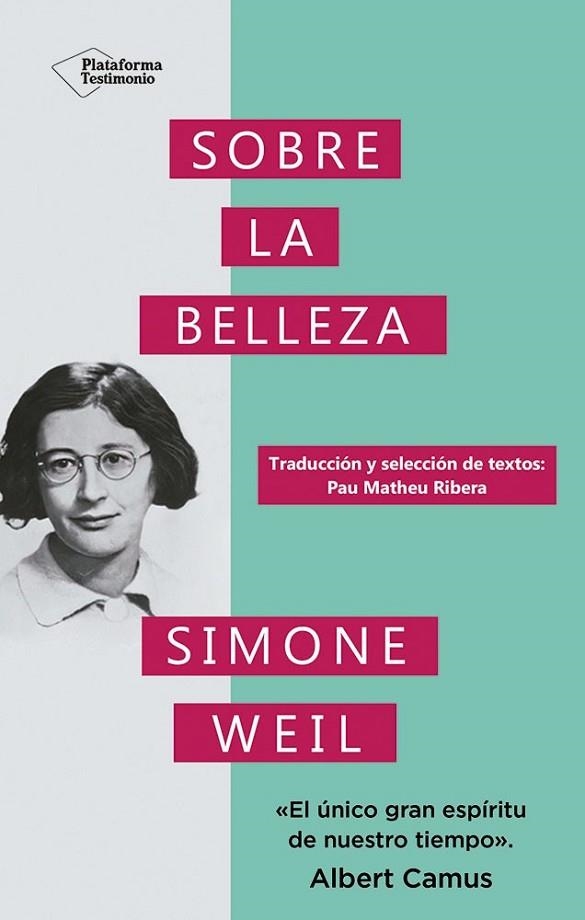 SOBRE LA BELLEZA | 9788410079243 | WEIL, SIMONE | Llibreria L'Odissea - Libreria Online de Vilafranca del Penedès - Comprar libros