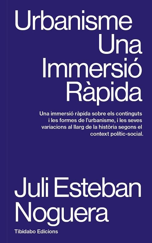 URBANISME | 9788410013070 | ESTEBAN NOGUERA, JULI | Llibreria Online de Vilafranca del Penedès | Comprar llibres en català