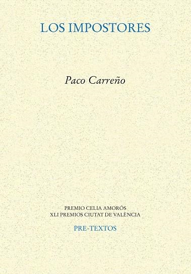 LOS IMPOSTORES | 9788410309012 | CARREÑO ESPINOSA, PACO | Llibreria Online de Vilafranca del Penedès | Comprar llibres en català