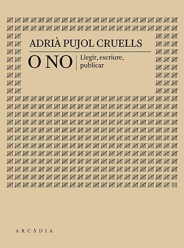 O NO | 9788412745733 | PUJOL CRUELLS, ADRIÀ | Llibreria Online de Vilafranca del Penedès | Comprar llibres en català