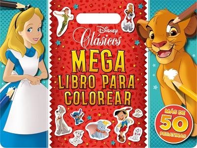 CLÁSICOS DISNEY MEGALIBRO PARA COLOREAR | 9788419547163 | DISNEY | Llibreria Online de Vilafranca del Penedès | Comprar llibres en català