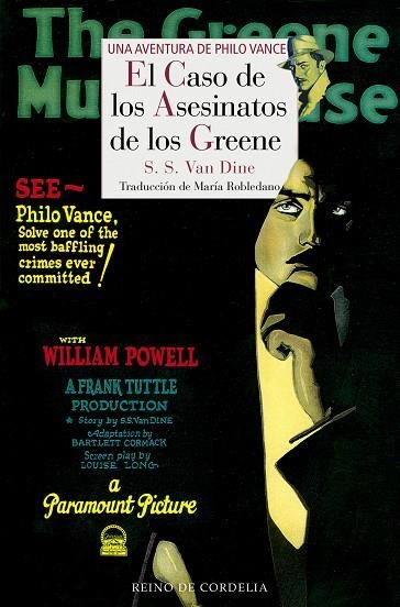 EL CASO DE LOS ASESINATOS DE LOS GREENE | 9788416968565 | VAN DINE, S. S. | Llibreria Online de Vilafranca del Penedès | Comprar llibres en català