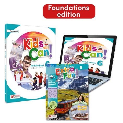 KIDS CAN!  FOUNDATIONS 6 ACTIVITY BOOK, EXTRAFUN & PUPIL'S APP: CON ACCESO A LA | 9781035127412 | SHAW, DONNA/OMEROD, MARK | Llibreria Online de Vilafranca del Penedès | Comprar llibres en català