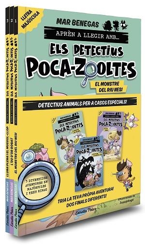 PACK APRÈN A LLEGIR AMB ELS DETECTIUS POCA-ZOOLTES ! 1-3 ( EN LLETRA MAJÚSCULA ) | 9788413897998 | BENEGAS, MAR | Llibreria Online de Vilafranca del Penedès | Comprar llibres en català