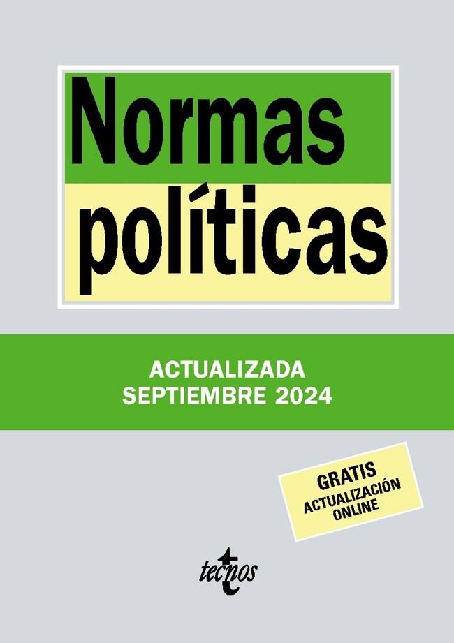 NORMAS POLÍTICAS | 9788430990948 | EDITORIAL TECNOS | Llibreria Online de Vilafranca del Penedès | Comprar llibres en català