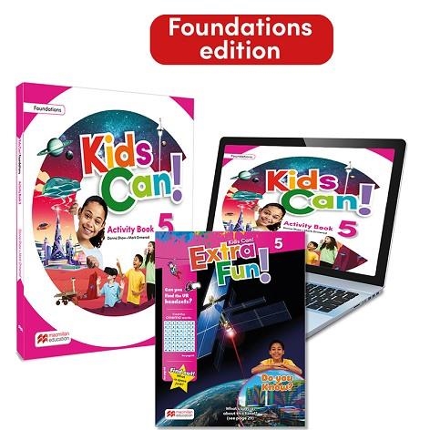 KIDS CAN!  FOUNDATIONS 5 ACTIVITY BOOK, EXTRAFUN & PUPIL'S APP: CON ACCESO A LA | 9781035126880 | SHAW, DONNA/OMEROD, MARK | Llibreria Online de Vilafranca del Penedès | Comprar llibres en català