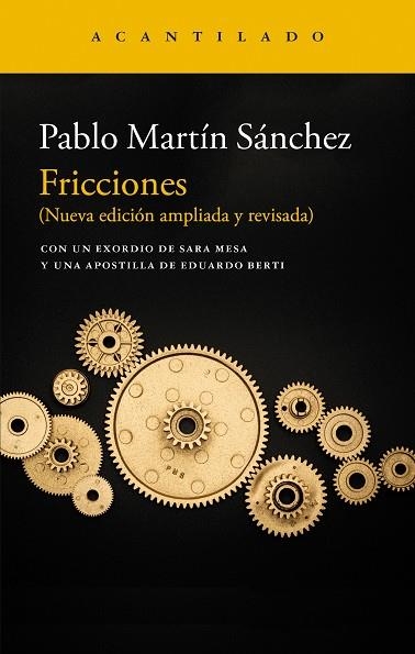 FRICCIONES | 9788419958242 | MARTÍN SÁNCHEZ, PABLO | Llibreria Online de Vilafranca del Penedès | Comprar llibres en català