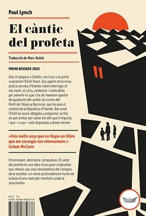 EL CÀNTIC DEL PROFETA | 9788419332776 | LYNCH, PAUL | Llibreria Online de Vilafranca del Penedès | Comprar llibres en català