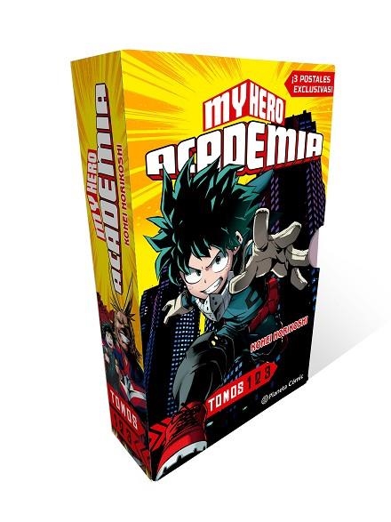 SHONEN STARTER SET MY HERO ACADEMIA Nº 1+2+3 | 9788411610308 | HORIKOSHI, KOHEI | Llibreria Online de Vilafranca del Penedès | Comprar llibres en català