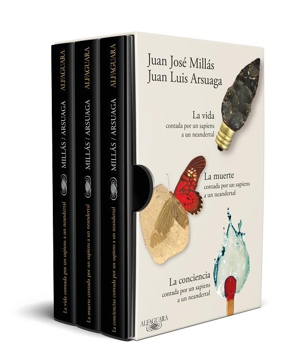 ESTUCHE LA VIDA LA MUERTE Y LA CONCIENCIA CONTADAS POR UN SAPIENS A UN NEANDERT | 9788410299252 | MILLÁS, JUAN JOSÉ/ARSUAGA, JUAN LUIS | Llibreria Online de Vilafranca del Penedès | Comprar llibres en català