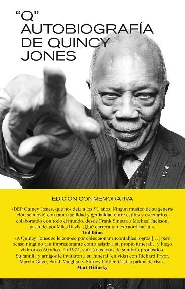 Q AUTOBIOGRAFÍA DE QUINCY JONES ( EDICIÓN CONMEMORATIVA ) | 9788418404627 | JONES, QUINCY | Llibreria Online de Vilafranca del Penedès | Comprar llibres en català