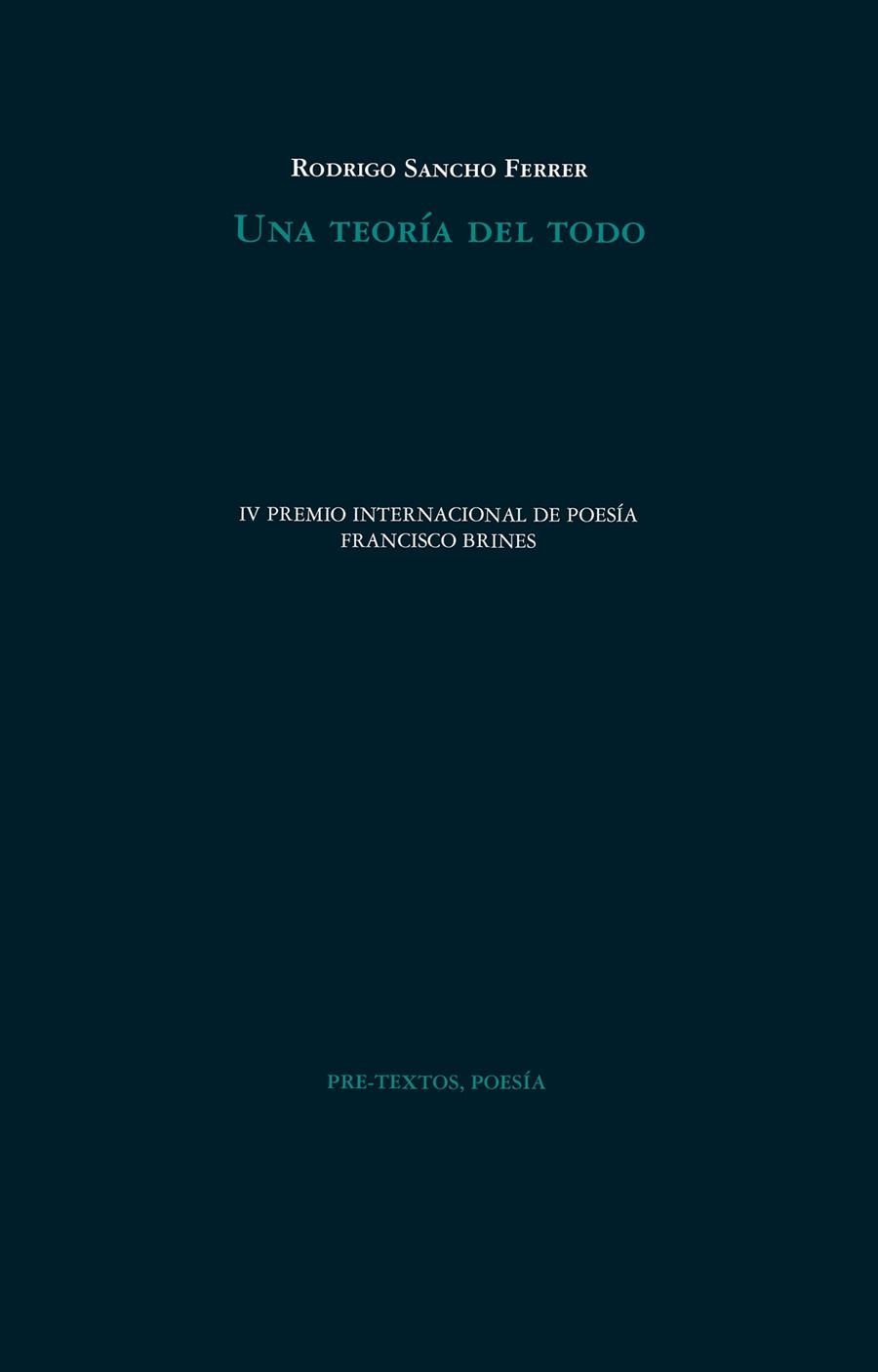 UNA TEORÍA DEL TODO | 9788410309241 | SANCHO FERRER, RODRIGO | Llibreria Online de Vilafranca del Penedès | Comprar llibres en català